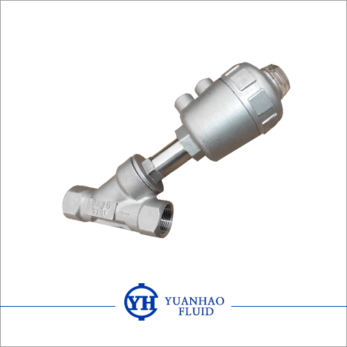 Pneumatic Thread Angle Seat Valve