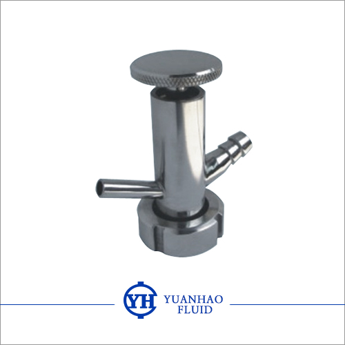 Sanitary thread sampling valve